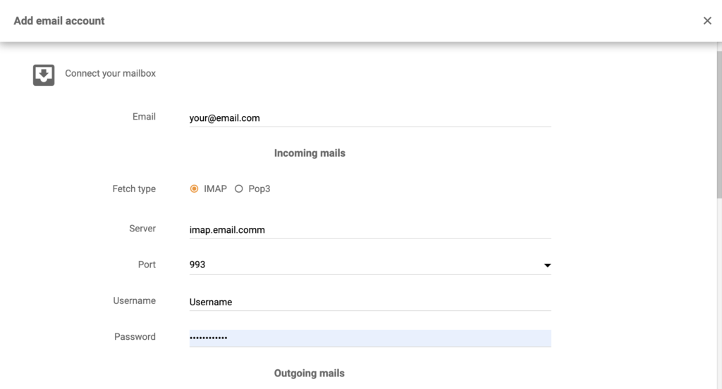 "Kerio Connect" LiveAgent konfigūracija